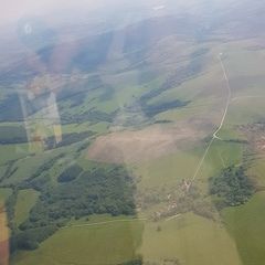 Flugwegposition um 13:29:27: Aufgenommen in der Nähe von Okres Myjava, Slowakei in 1314 Meter